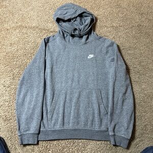 Vintage Nike Hoodie Men’s Large Grey Long Sleeve